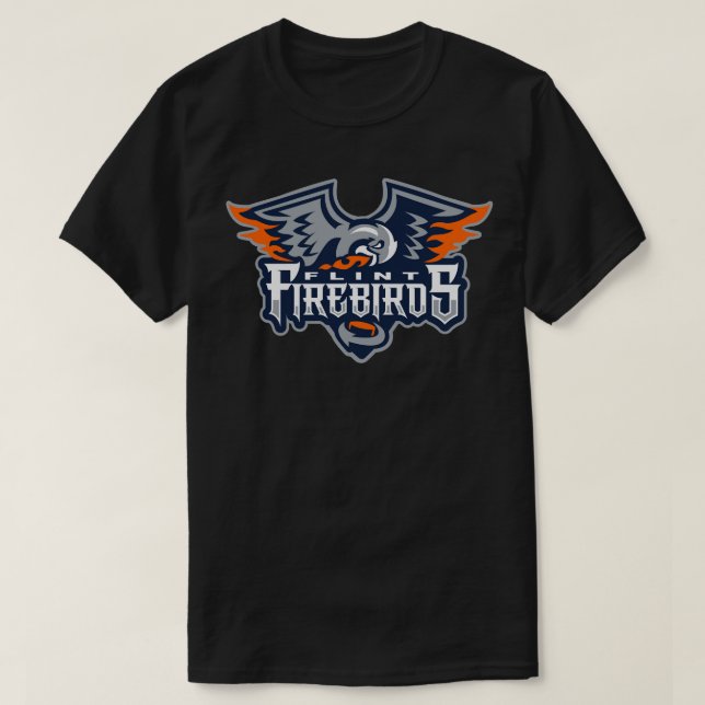 Flint Firebird Hockey Classic T Shirt (Design framsida)