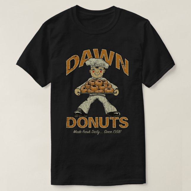 Flint Michigan Dawn Donuts T Shirt (Design framsida)