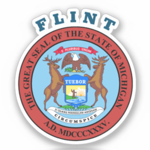 Flint - MICHIGAN Klistermärken