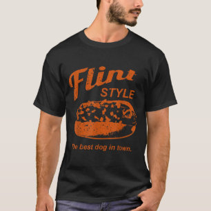 Flint Stil Coney Hett Hund T Shirt