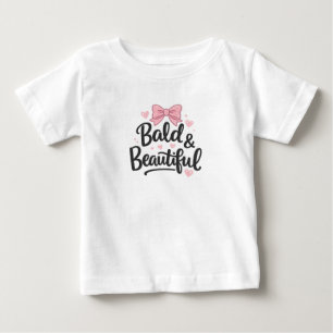 Flint & Vacker Rosa Babyshirt med Rosett T Shirt