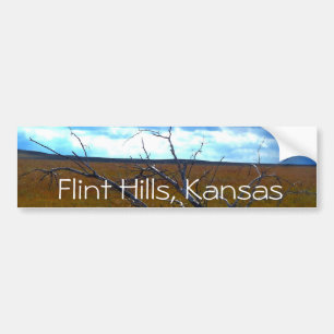 Flintabackar av den Kansas bildekalet Bildekal