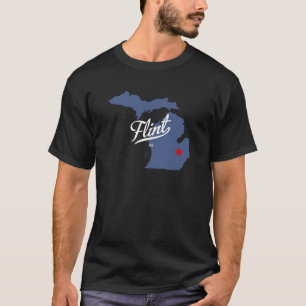 FlintaMichigan MI skjorta Tee