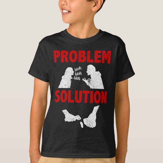 Flintknapping Steninsamlare Problem Lösning Hobby T Shirt (Framsida)