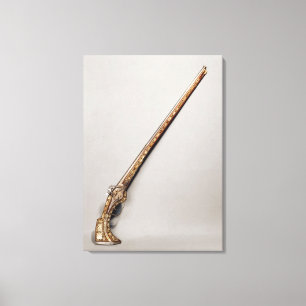Flintlock-gevär Canvastryck