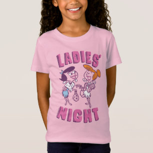 Flintstenarna  Betty & Wilma - Dam Night T Shirt