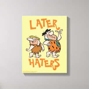 Flintstenarna  Fred & Barney - Senare Haters Canvastryck
