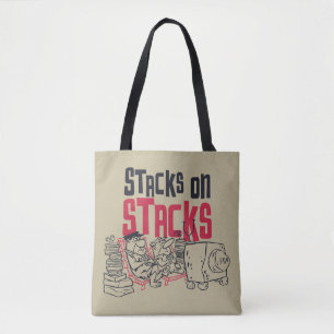 Flintstenarna Fred & Barney - Stacks på staplar Tygkasse