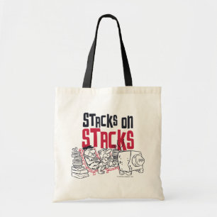 Flintstenarna Fred & Barney - Stacks på staplar Tygkasse