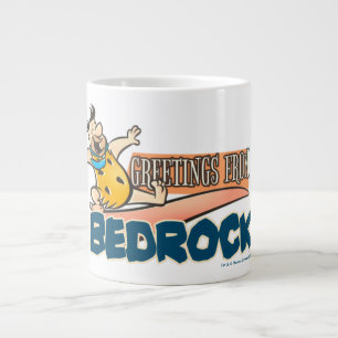 Flintstenarna  Fred - Hälsning från Bedrock Jumbo Mugg