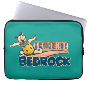 Flintstenarna  Fred - Hälsning från Bedrock Laptop Fodral
