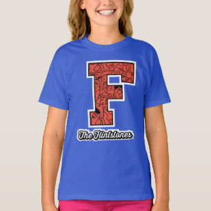 Flintstenarna Kollegium i Stil Monogram T Shirt