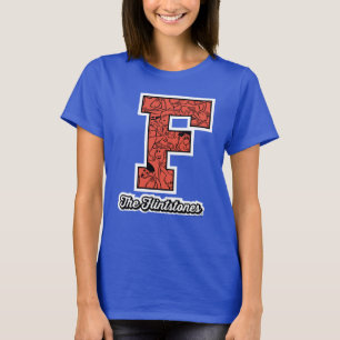 Flintstenarna Kollegium i Stil Monogram T Shirt