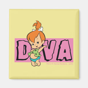 Flintstenarna Småstarna - Little Diva Magnet