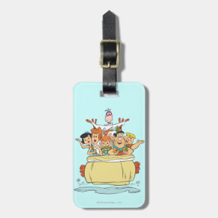 Flintstone Family Roadtrip Bagagebricka