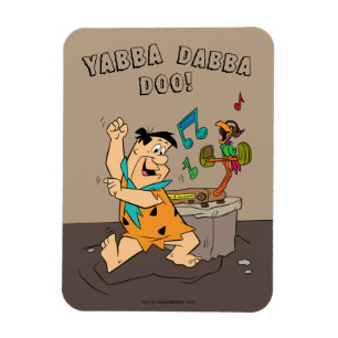 Flintstonedansen för Flintstones   Fred Magnet