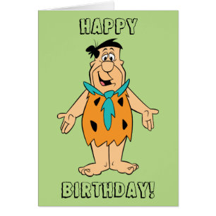 Flintstonen för Flintstones   Fred Hälsningskort