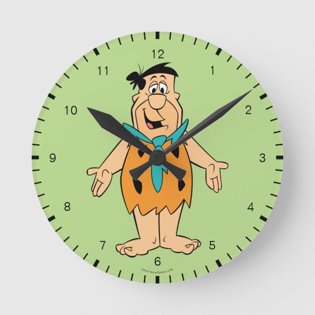 Flintstonen för Flintstones | Fred Rund Klocka (Framsida)