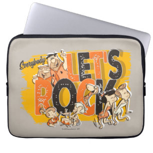 Flintstones Alla Låt oss Sten Laptop Fodral
