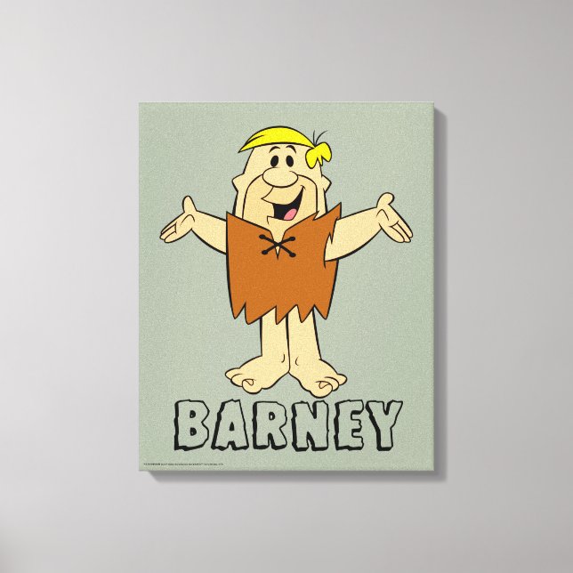 Flintstones | Barney Rubble Canvastryck (Framsida)