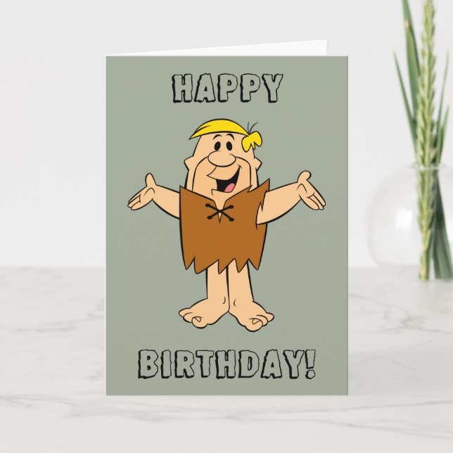 Flintstones | Barney Rubble Kort (Framsida)