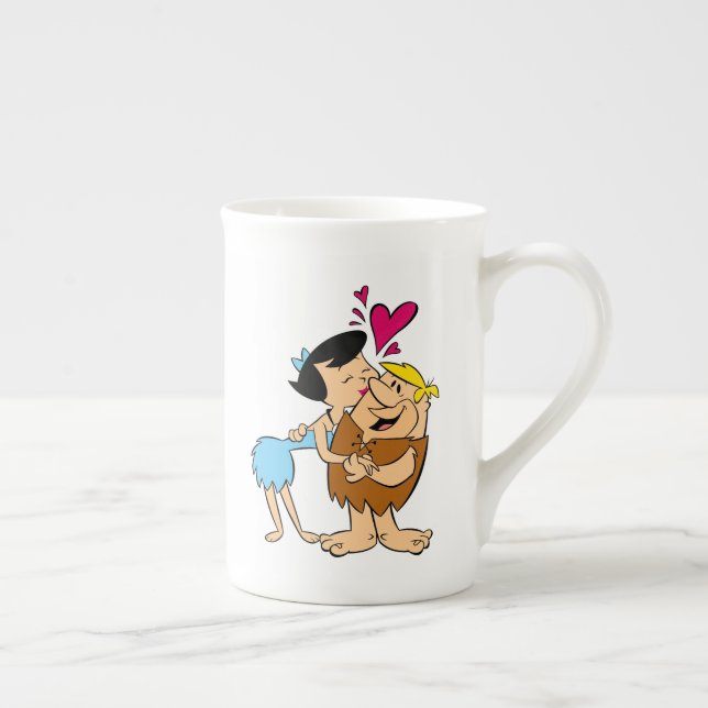 Flintstones | Betty Kissing Barney Benporslin Mugg (Höger)