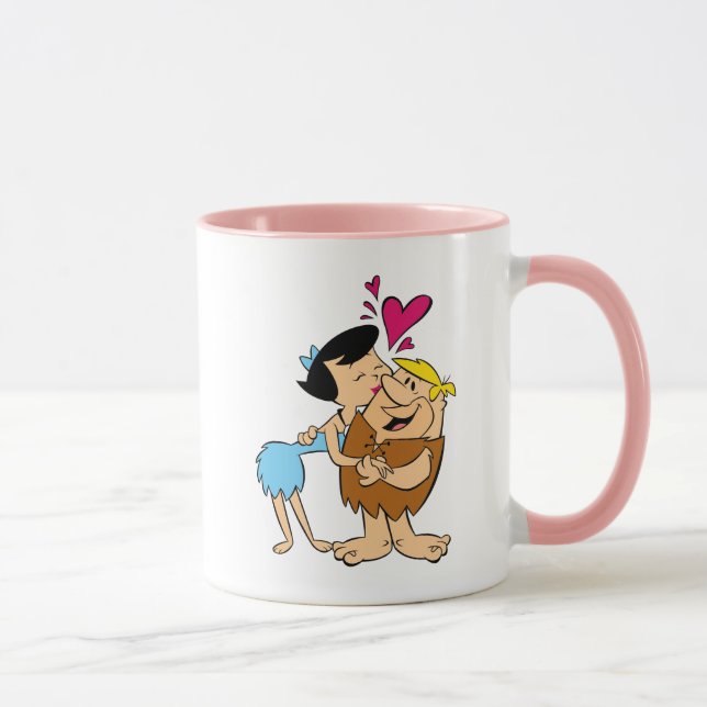 Flintstones | Betty Kissing Barney Mugg (Höger)