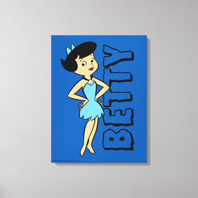 Flintstones | Betty Rubble Canvastryck (Framsida)