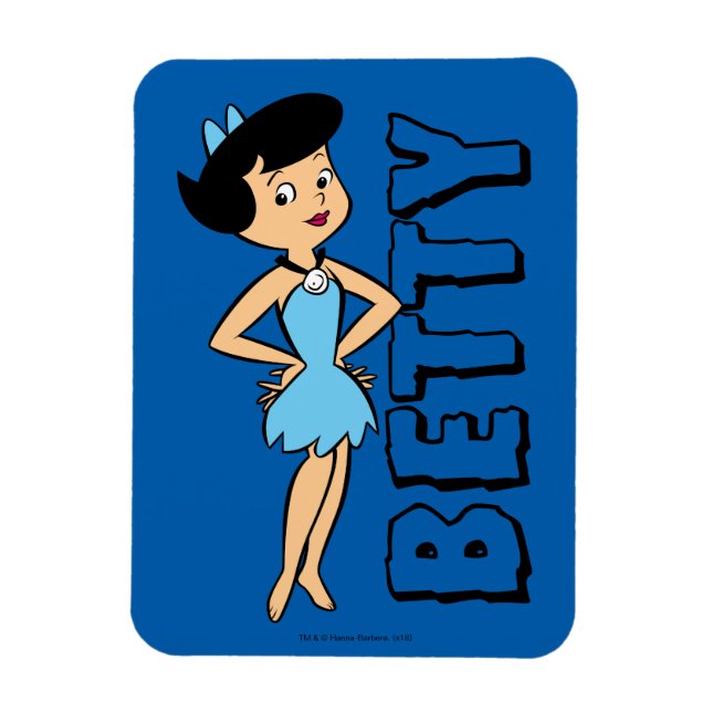 Flintstones | Betty Rubble Magnet (Vertikal)