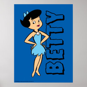 Flintstones Betty Rubble Poster