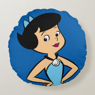 Flintstones Betty Rubble Rund Kudde