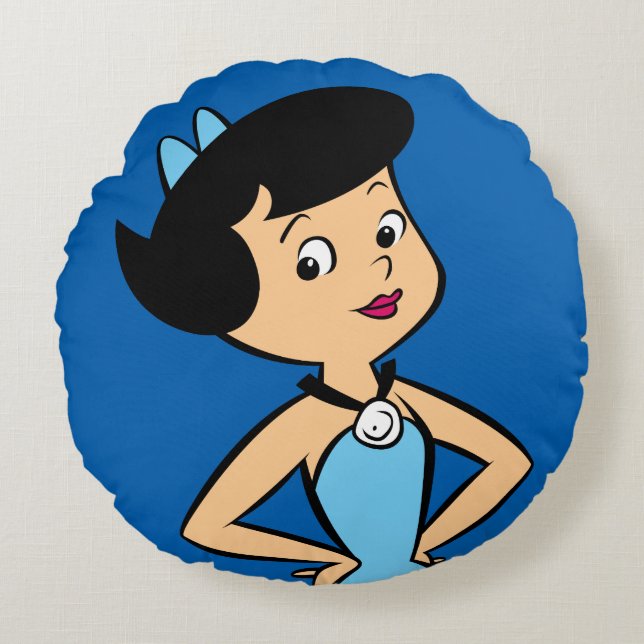 Flintstones | Betty Rubble Rund Kudde (Framsidan)