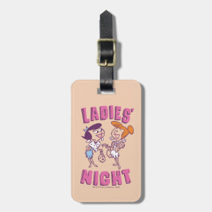 Flintstones Betty & Wilma - Dam Night Bagagebricka
