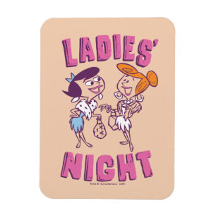 Flintstones   Betty & Wilma - Dam Night Magnet