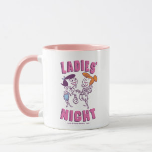Flintstones Betty & Wilma - Dam Night Mugg