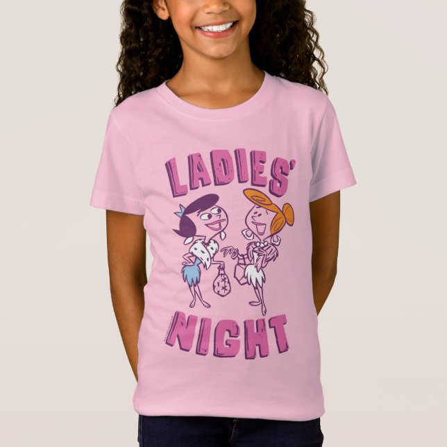 Flintstones | Betty & Wilma - Dam Night T Shirt (Framsida)