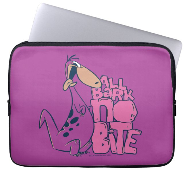 Flintstones | Dino - All Bark No Bita Laptop Fodral (Framsidan)