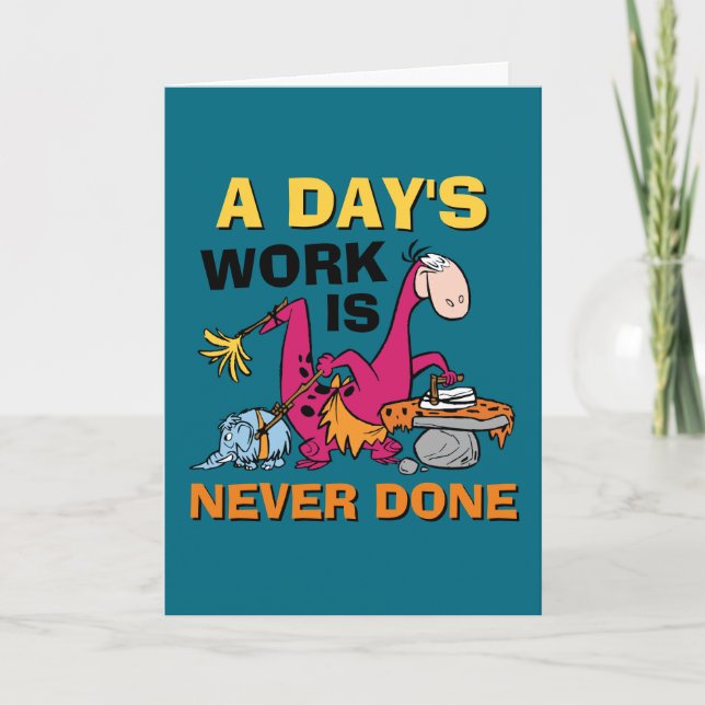 Flintstones | Dino Städning House Kort (Framsida)