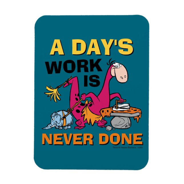 Flintstones | Dino Städning House Magnet (Vertikal)