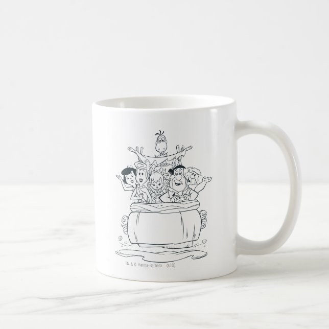 Flintstones familjer1 kaffemugg (Höger)