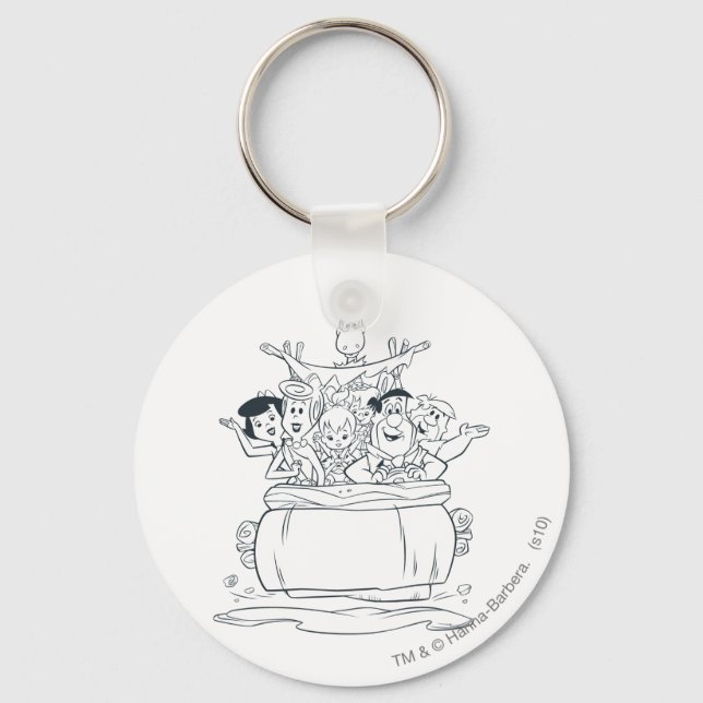Flintstones familjer1 nyckelring (Framsida)
