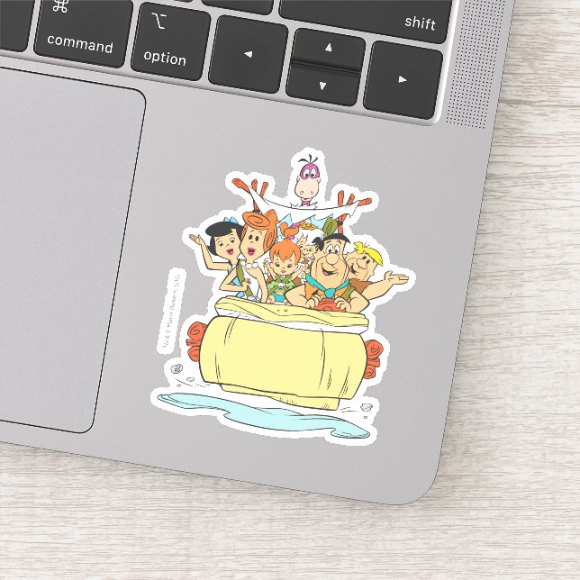 Flintstones Family Roadtrip Klistermärken (Detalj)