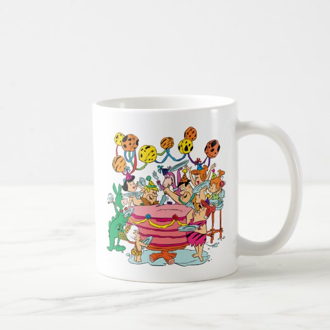 Flintstones | FÖDELSEDAGSFEST Kaffemugg (Höger)