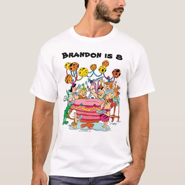 Flintstones | FÖDELSEDAGSFEST Tee (Framsida)
