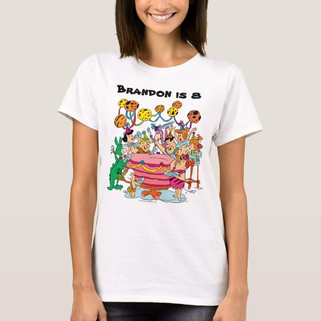 Flintstones | FÖDELSEDAGSFEST Tee (Framsida)