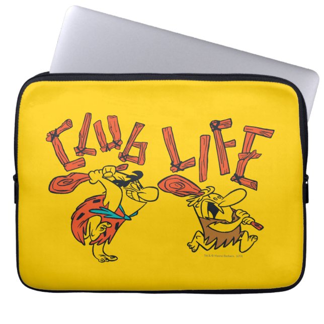 Flintstones | Fred & Barney - Klubb Life Laptop Fodral (Framsidan)