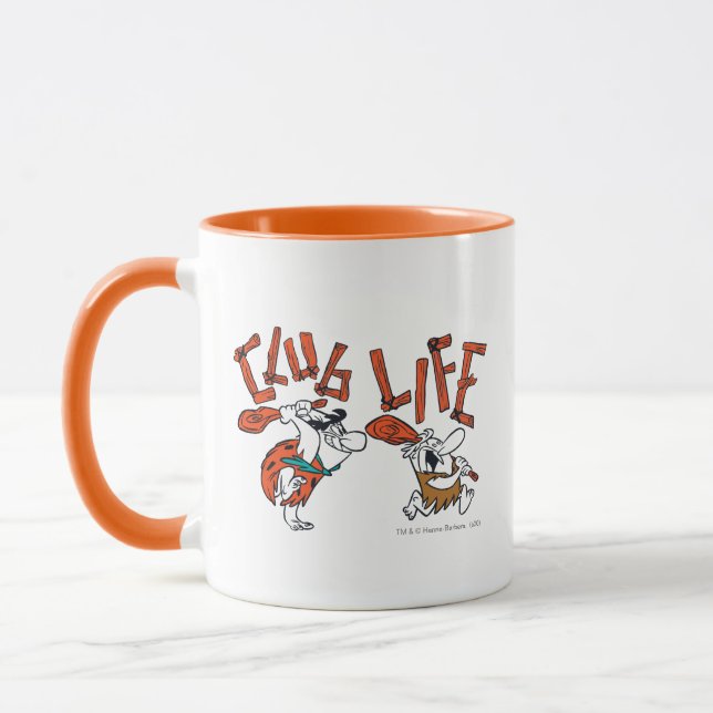 Flintstones | Fred & Barney - Klubb Life Mugg (Vänster)