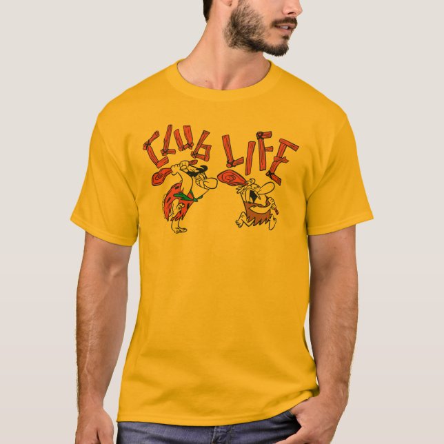 Flintstones | Fred & Barney - Klubb Life T Shirt (Framsida)