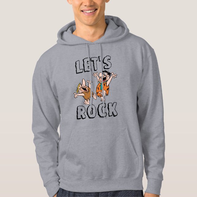 Flintstones | Fred & Barney - Låt oss Sten Hoodie (Framsida)