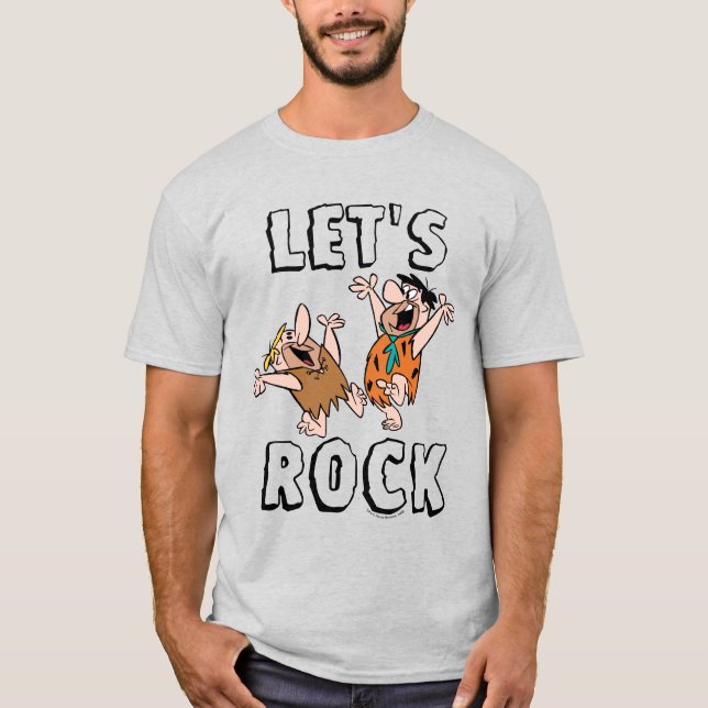 Flintstones | Fred & Barney - Låt oss Sten T Shirt (Framsida)